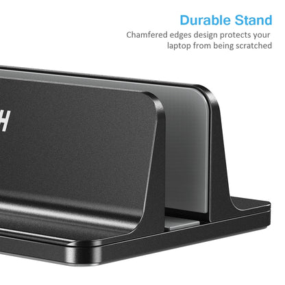 CHOETECH H038-BK Desktop Aluminum Stand With Adjustable Dock Size for Laptops and Tablets V28-ELECHOH038BK