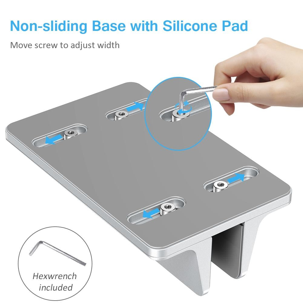 CHOETECH H038 Desktop Aluminum Stand With Adjustable Dock Size, Laptop Holder For All MacBook & tablet V28-ELECHOH038