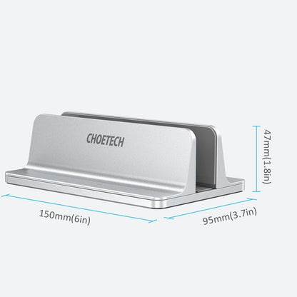 CHOETECH H038 Desktop Aluminum Stand With Adjustable Dock Size, Laptop Holder For All MacBook & tablet V28-ELECHOH038