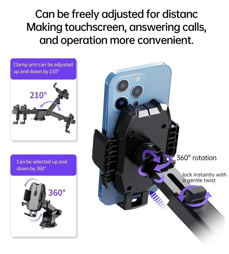 CHOETECH H043 Car Mount for Car Dashboard Windshield Phone Holder V28-ELECHOH043