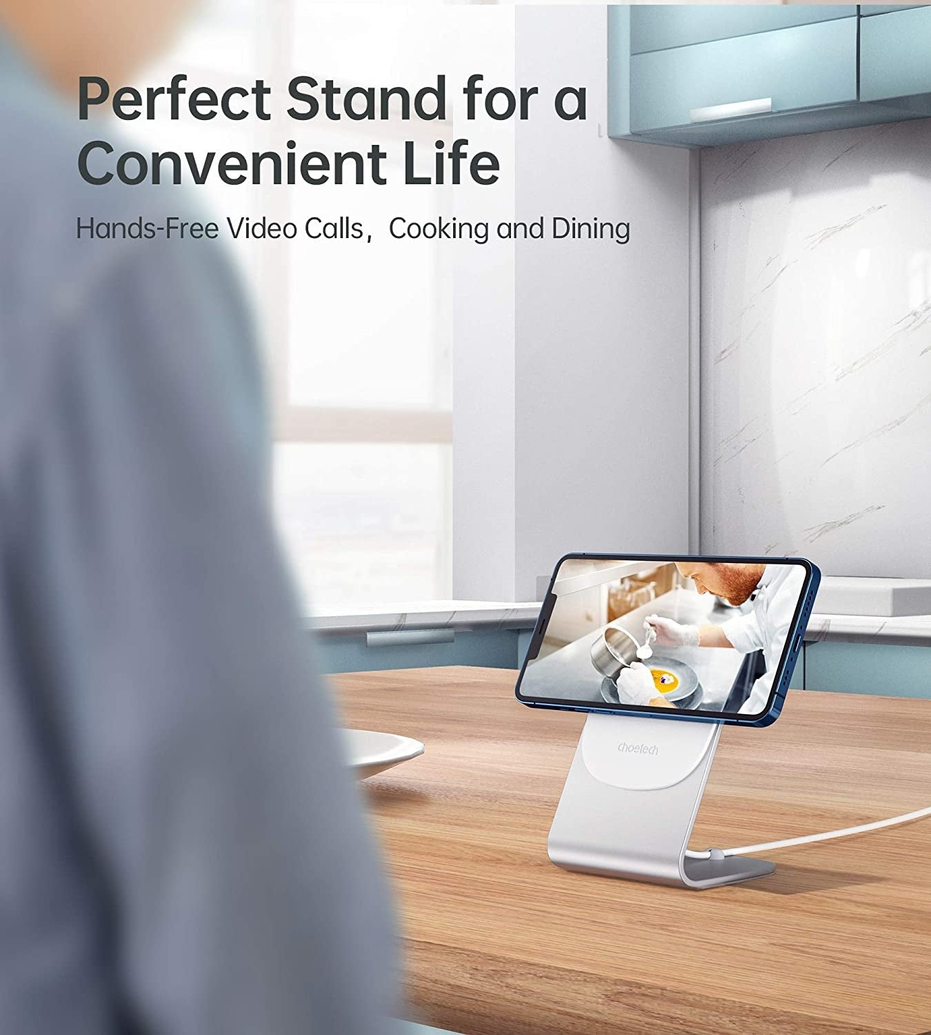 Choetech H046 Phone Stand For MagSafe Charger Aluminum (Stand Only) V28-ELECHOH046