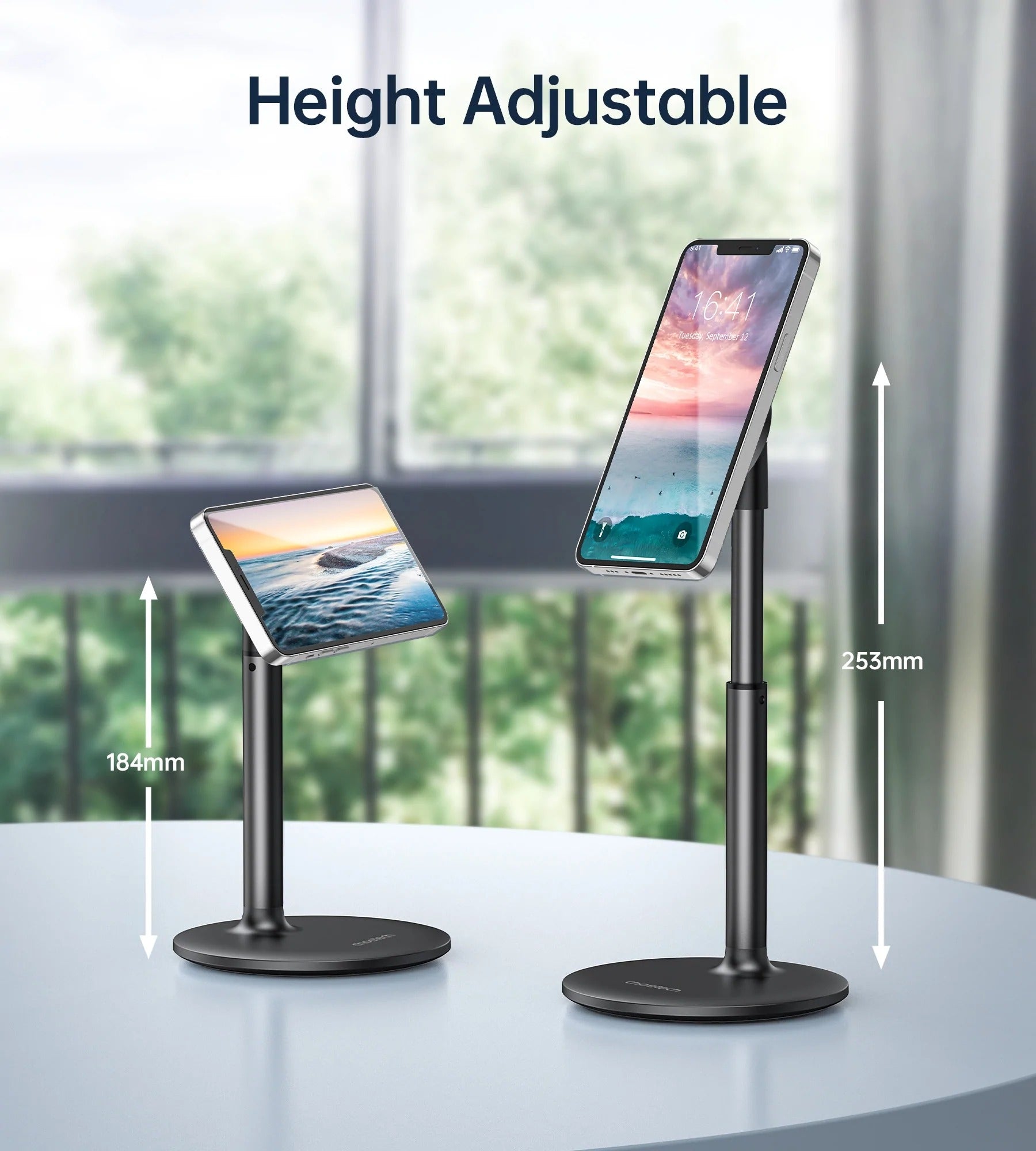 CHOETECH H048 Magsafe Adjustable Phone Holder (White/Silver) V28-ELECHOH048