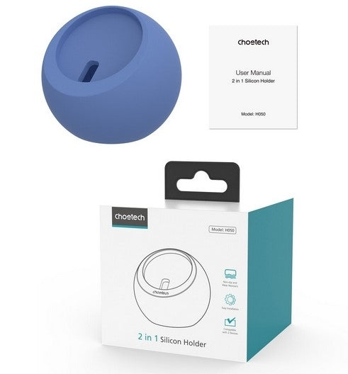 CHOETECH H050-BL Magnetic Holder for iPhone 12/13/14 /15 Series and iWatch (Blue) V28-ELECHOH050BL