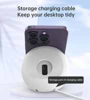 CHOETECH H050-W Magnetic Holder for iPhone 12/13/14 /15 Series and iWatch (White) V28-ELECHOH050WH