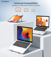 CHOETECH H055-GY Aluminum Foldable Laptop Stand V28-ELECHOH055GY