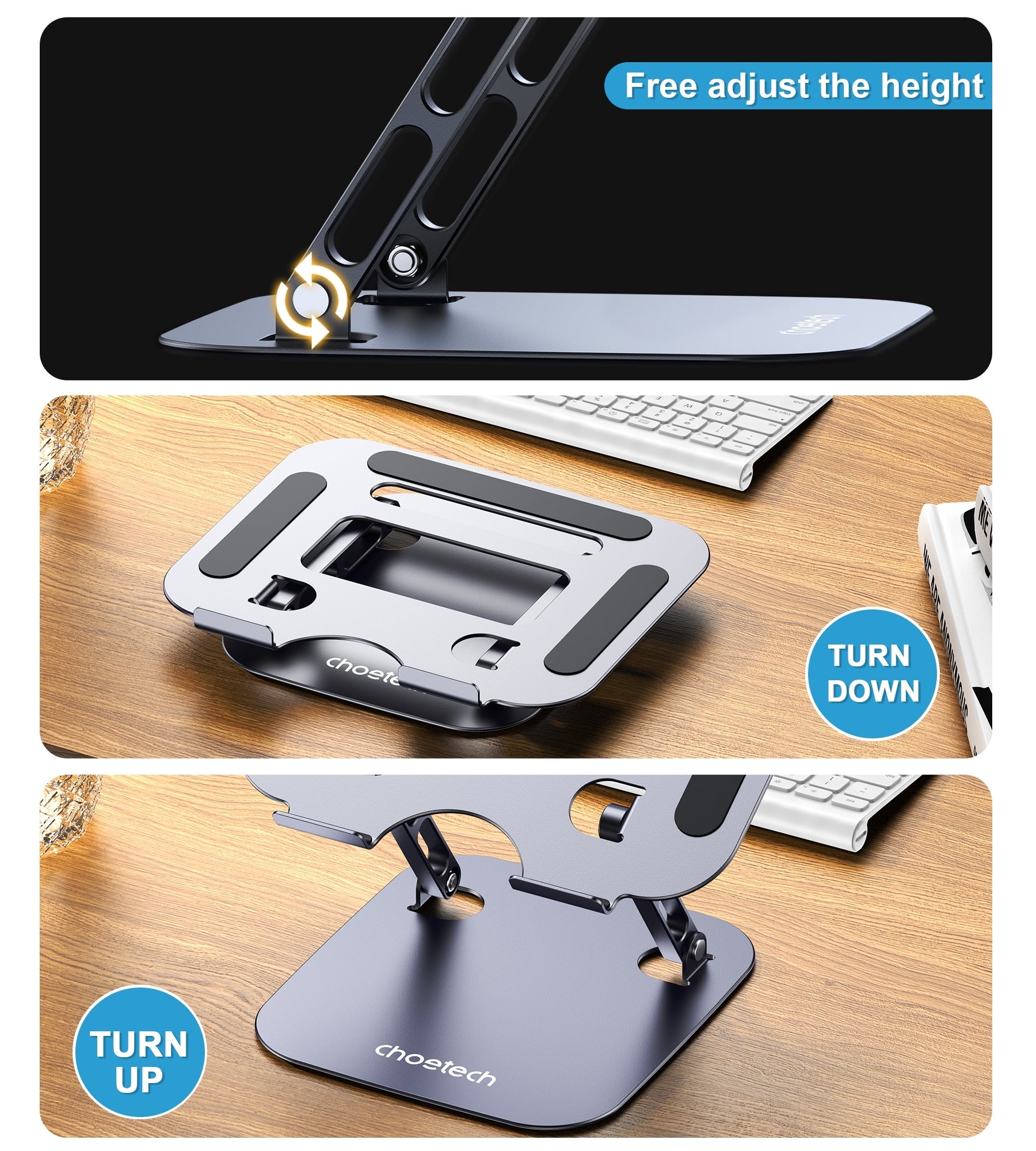 CHOETECH H061-GY Tablet Desktop Holder V28-ELECHOH061GY