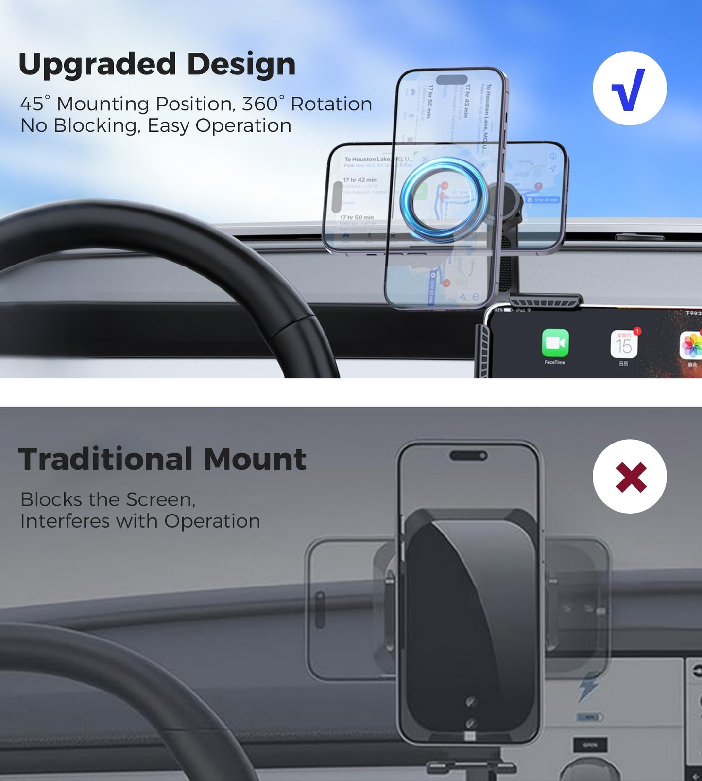 Choetech H090 Car Headrest Tablet & Phone Holder (4.7-10.2 inch) V28-ELECHOH090