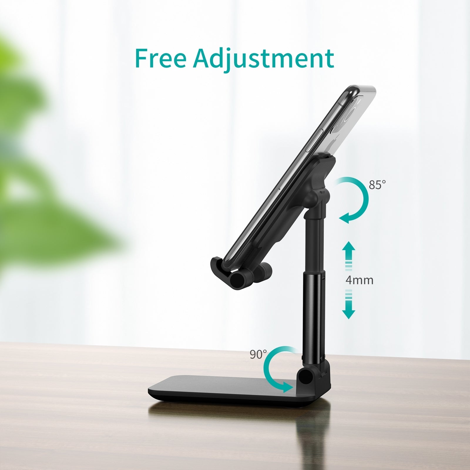 CHOETECH H88 Adjustable Desk Phone/Tablet Stand Black V28-ELECHOH88BK