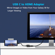 CHOETECH HUB-M03 USB-C To HDMI Adapter(4K@60hz) with 60W PD Charging Port V28-ELECHOHUBM03