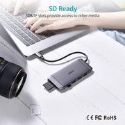 CHOETECH HUB-M15 USB-C 9-in-1 Multifunction Adapter V28-ELECHOHUBM15