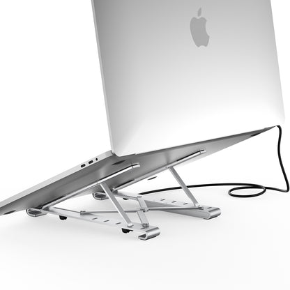 CHOETECH HUB-M43 7-in-1 USB-C Multiport Adapter with Foldable Laptop Stand V28-ELECHOHUBM43