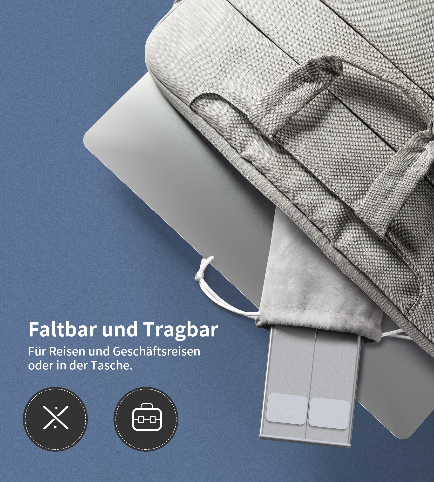 CHOETECH HUB-M48 7-in-1 Hub + Foldable Laptop stand USB-C to HDMI 4K/USB-A/TF&SD/USB-C with PD Charging V28-ELECHOHUBM48