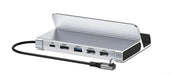 CHOETECH HUB-M77-GY PD100W 5-in-1 USB-C PD+HDMI+USB 3.0A/F+USB2.0 Steam Deck Docking Station V28-ELECHOHUBM77GY