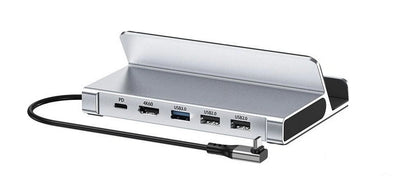 CHOETECH HUB-M77-GY PD100W 5-in-1 USB-C PD+HDMI+USB 3.0A/F+USB2.0 Steam Deck Docking Station V28-ELECHOHUBM77GY