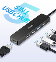 CHOETECH HUB-M80 Hub 5-in-1 Multifunctional Hub V28-ELECHOHUBM80