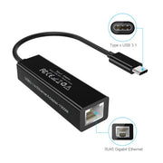 CHOETECH HUB-R01 USB 3.1 Type-C To RJ45 Gigabit Ethernet Adapter V28-ELECHOHUBR01