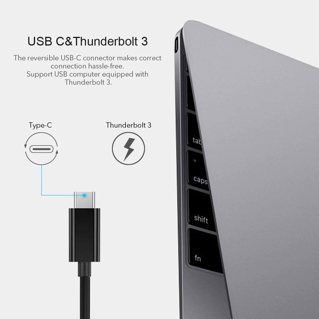 CHOETECH HUB-R01 USB 3.1 Type-C To RJ45 Gigabit Ethernet Adapter V28-ELECHOHUBR01