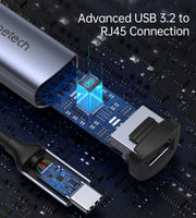 CHOETECH HUB-R02 USB-C to Gigabit Ethernet Adapter V28-ELECHOHUBR02
