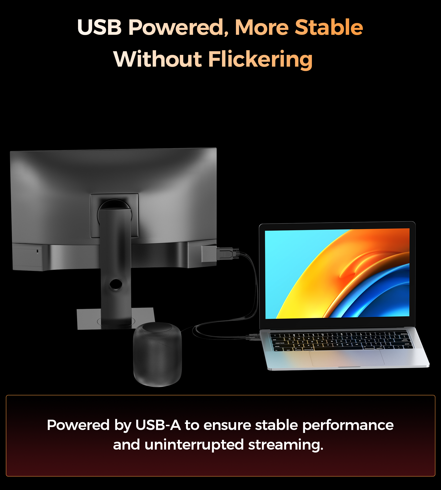 Choetech HV-001 HDMI to VGA 1.8m V28-ELECHOHV001