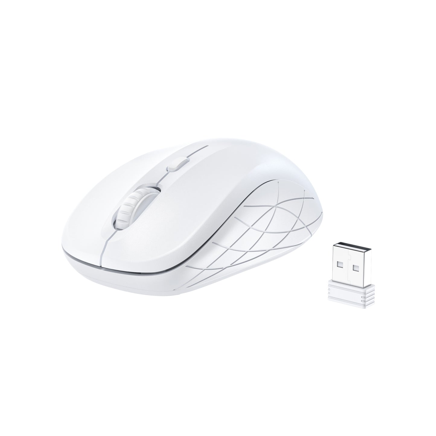 Choetech KB-002-WH single-mode 2.4G wireless mouse, white V28-ELECHOKB002WH