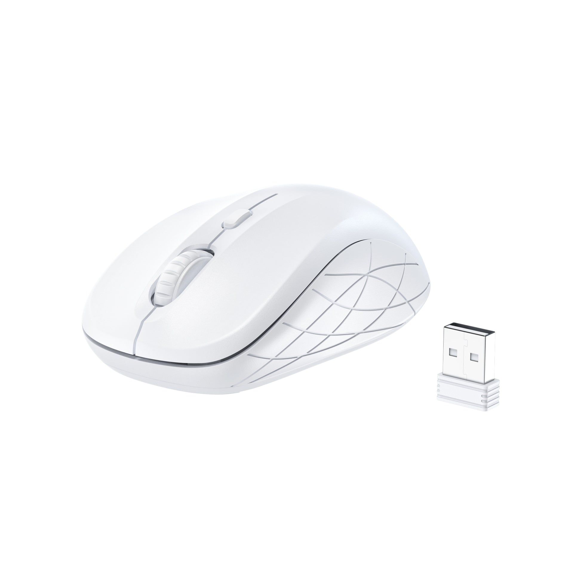 Choetech KB-002-WH single-mode 2.4G wireless mouse, white V28-ELECHOKB002WH