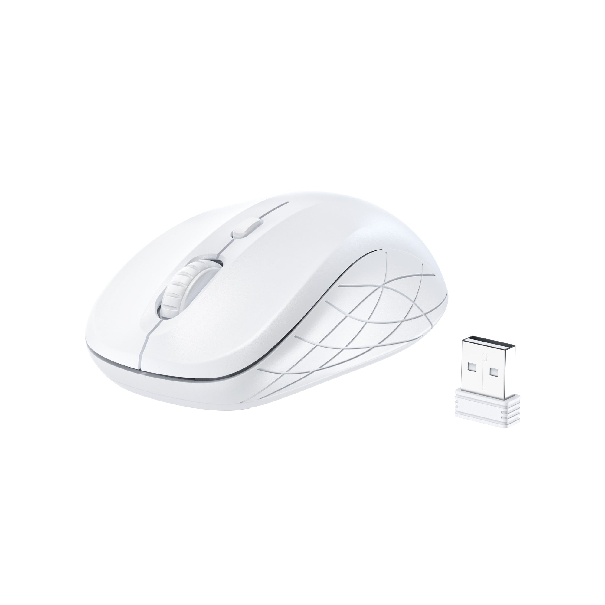 Choetech KB-002-WH single-mode 2.4G wireless mouse, white V28-ELECHOKB002WH