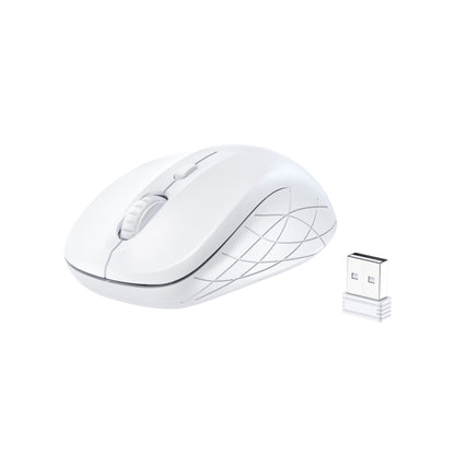 Choetech KB-002-WH single-mode 2.4G wireless mouse, white V28-ELECHOKB002WH