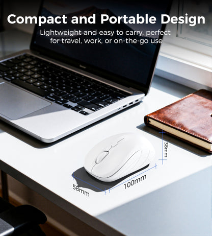 Choetech KB-002-WH single-mode 2.4G wireless mouse, white V28-ELECHOKB002WH