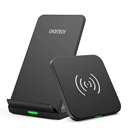 CHOETECH MIX00087 (T524S+T511S) Qi 10W/7.5W Fast Wireless Charging Stand and Pad V28-ELECHOMIX00087