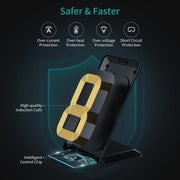 CHOETECH MIX00093 Fast Wireless Charging Stand 10W Qi-Certified T524S 2-Pack V28-ELECHOMIX00093