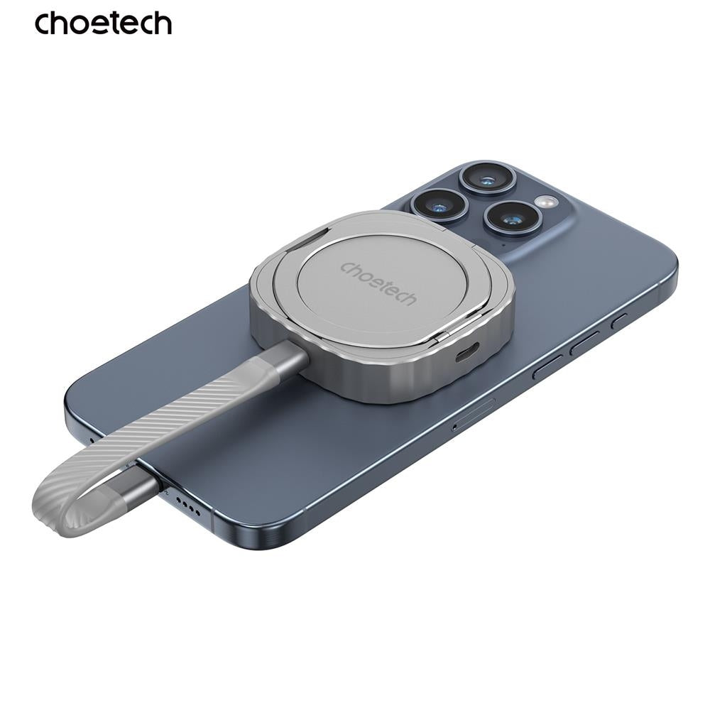 CHOETECH MSE001-GY Dual USB-C Port M.2 NVME 2230 Protocol SSD Enclosure with PD100W input Enclosure (Support V28-ELECHOMSE001GY