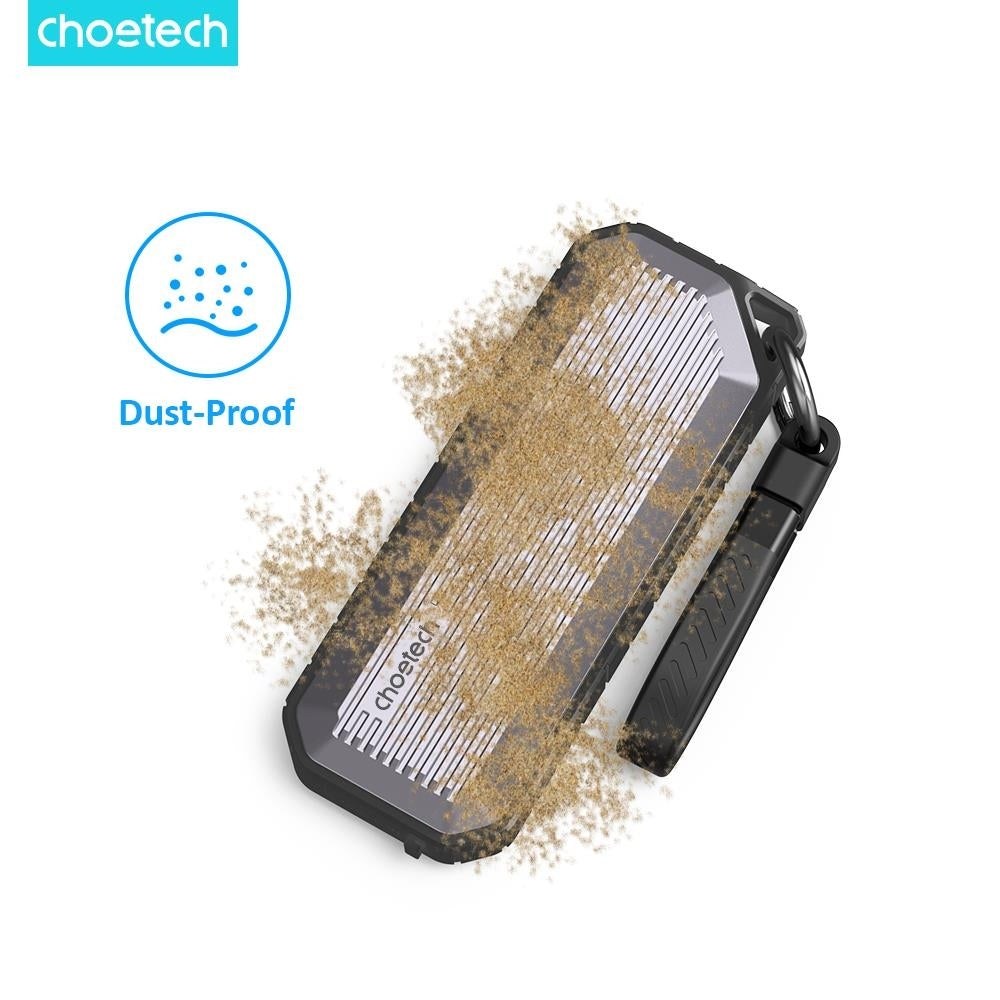 CHOETECH MSE004-GY USB3.2 Chips M.2 NVME / SATA SSD Protocol 10Gbps Transfer Speed Enclosure with IP65 V28-ELECHOMSE004GY