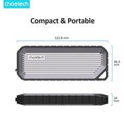 CHOETECH MSE004-GY USB3.2 Chips M.2 NVME / SATA SSD Protocol 10Gbps Transfer Speed Enclosure with IP65 V28-ELECHOMSE004GY