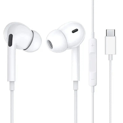 Choetech OC-A011 USB-C In-Ear Headphones 1.2m - White V28-ELECHOOCA011