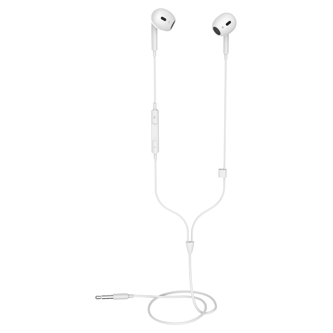 Choetech OC-A016 3.5mm lateral in ear Stereo sound Wired Headphones White V28-ELECHOOCA016