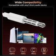 Choetech OC-A016 3.5mm lateral in ear Stereo sound Wired Headphones White V28-ELECHOOCA016
