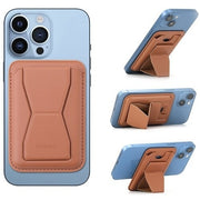 CHOETECH PC0003-DBW Magnetic Card Holder for iPhone 12/13/14 (Brown) V28-ELECHOPC0003DBW
