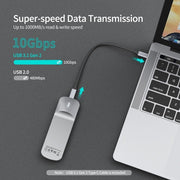 Choetech PC-HDE16 USB-C to M.2 B-Key Hard Drive Enclosure (10Gbps) V28-ELECHOPCHDE16