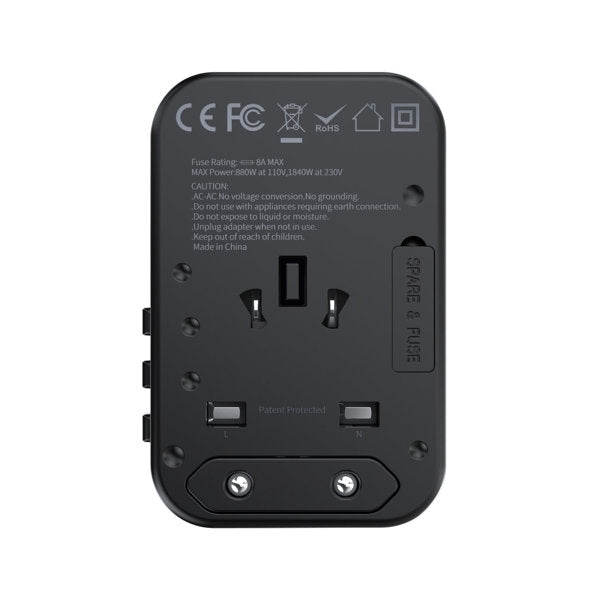 CHOETECH PD5009 65W PD Travel Wall Charger V28-ELECHOPD5009
