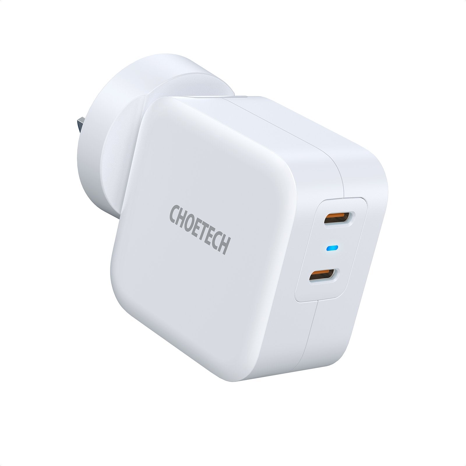 Choetech PD6009 40W Dual Fast USB C Charger 2-Port 20W PD 3.0 With Foldable Plug V28-ELECHOPD6009