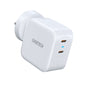 Choetech PD6009 40W Dual Fast USB C Charger 2-Port 20W PD 3.0 With Foldable Plug V28-ELECHOPD6009