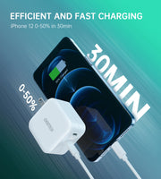 Choetech PD6009 40W Dual Fast USB C Charger 2-Port 20W PD 3.0 With Foldable Plug V28-ELECHOPD6009