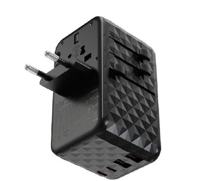 CHOETECH PD6028 2C+2A+AC 5 Ports GaN Tech PD100W Travel Wall Charger V28-ELECHOPD6028