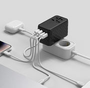 CHOETECH PD6028 2C+2A+AC 5 Ports GaN Tech PD100W Travel Wall Charger V28-ELECHOPD6028