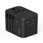 CHOETECH PD6045 GaN Tech 2C+2A 45W Travel Adapter with US EU UK AU Plugs Black V28-ELECHOPD6045