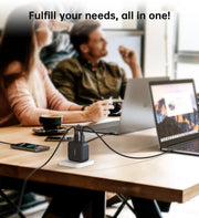 CHOETECH PD6055 GAN USB-C + USB-A 70w Travel Charger (US/EU/UK/AU) V28-ELECHOPD6055