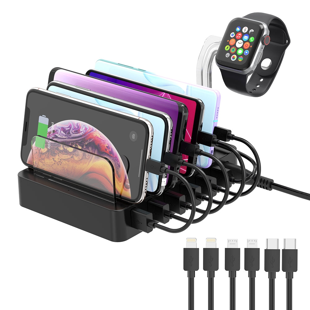 Choetech Q3008 6-Port USB Desktop Charger Station V28-ELECHOQ3008
