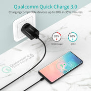 CHOETECH Q5003 18W QC Quick Charger (Black) V28-ELECHOQ5003BK