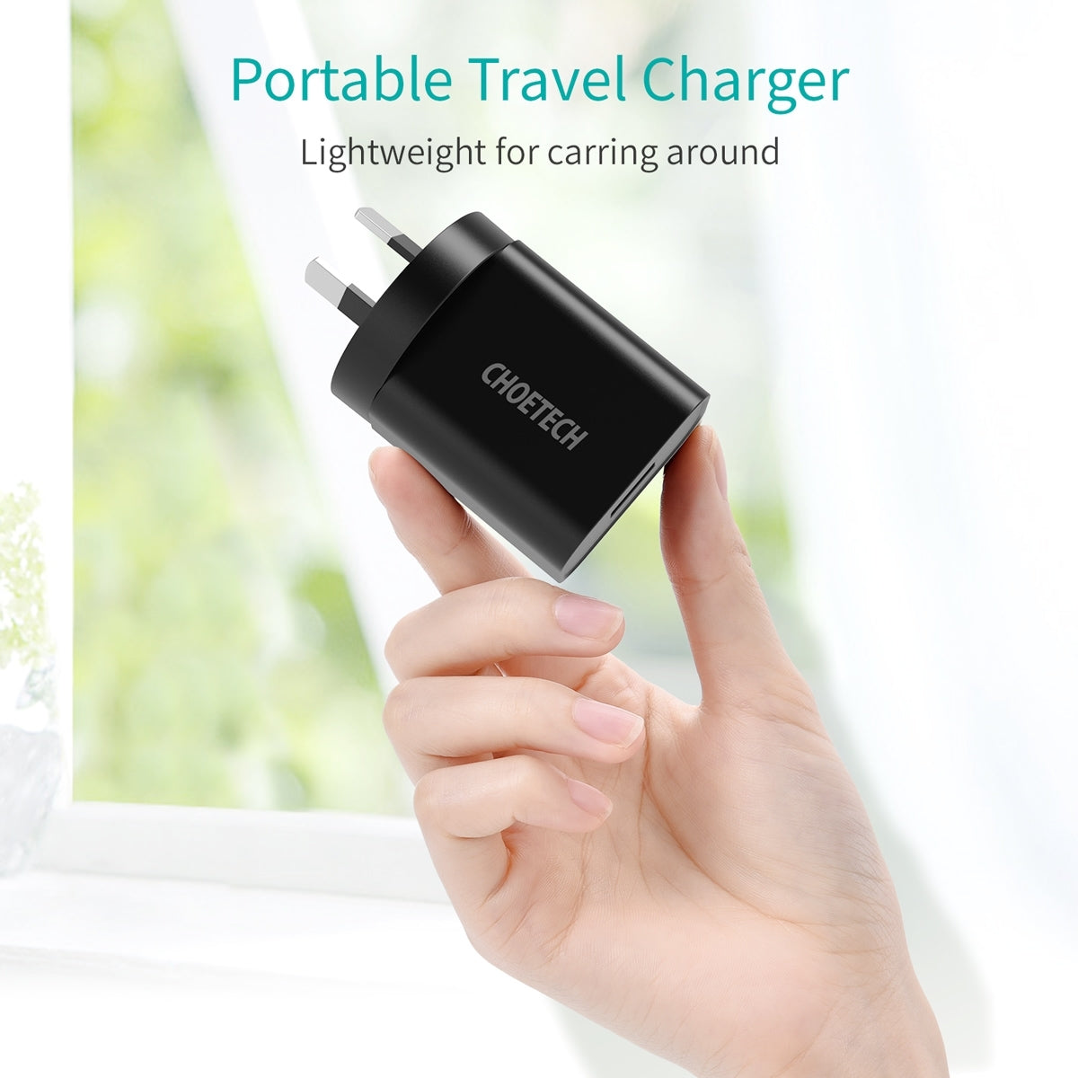 CHOETECH Q5003 18W QC Quick Charger (Black) V28-ELECHOQ5003BK
