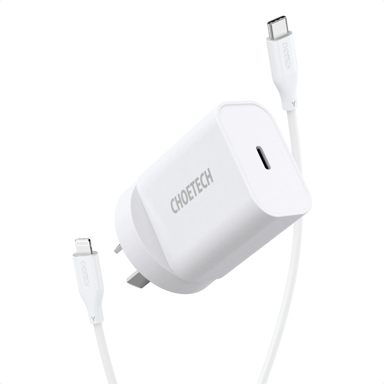 CHOETECH Q5004CL PD20W USB-C iPhone Fast Charger with MFi Certified USB-C Cable V28-ELECHOQ5004CL